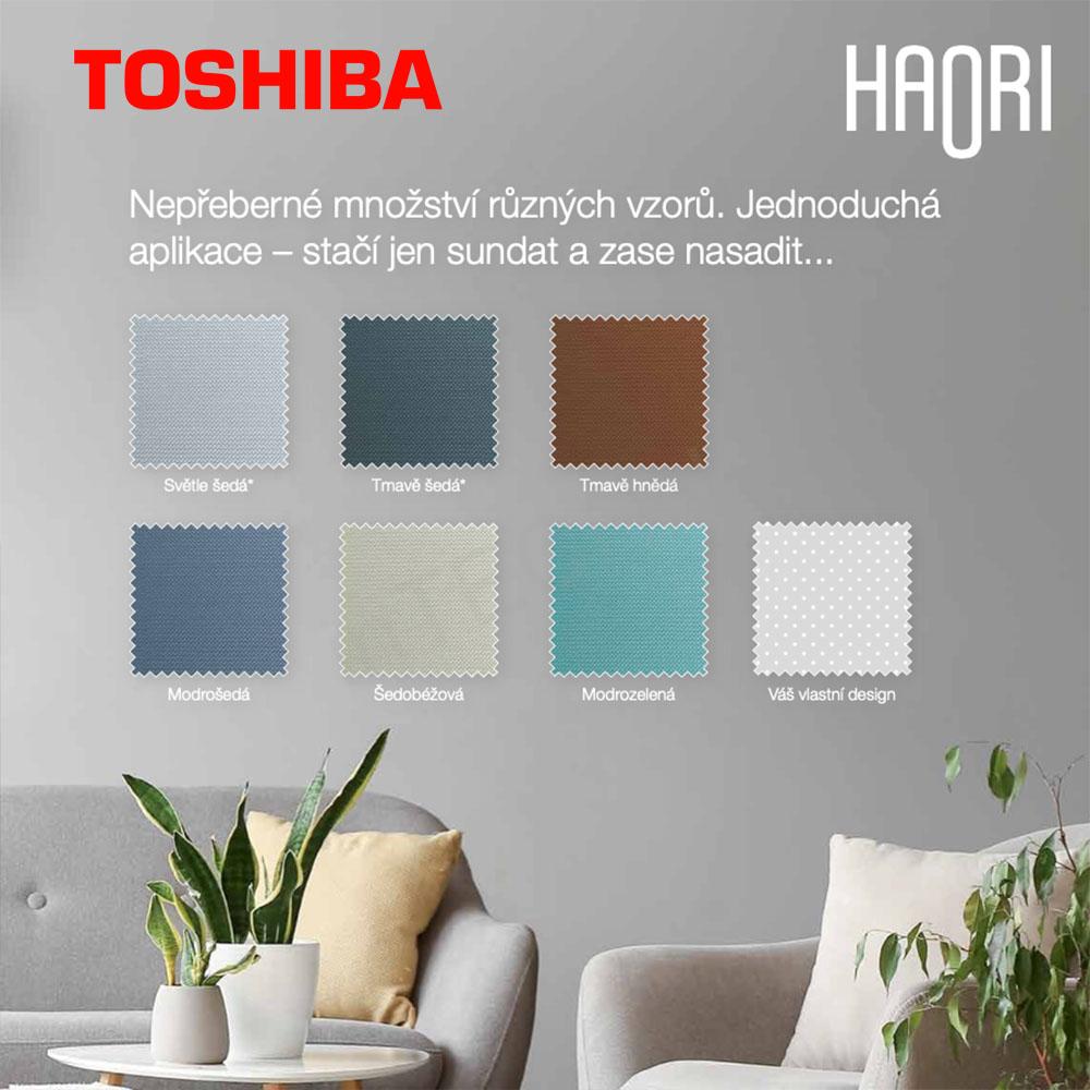 Toshiba Haori 4,6kW - textilní design