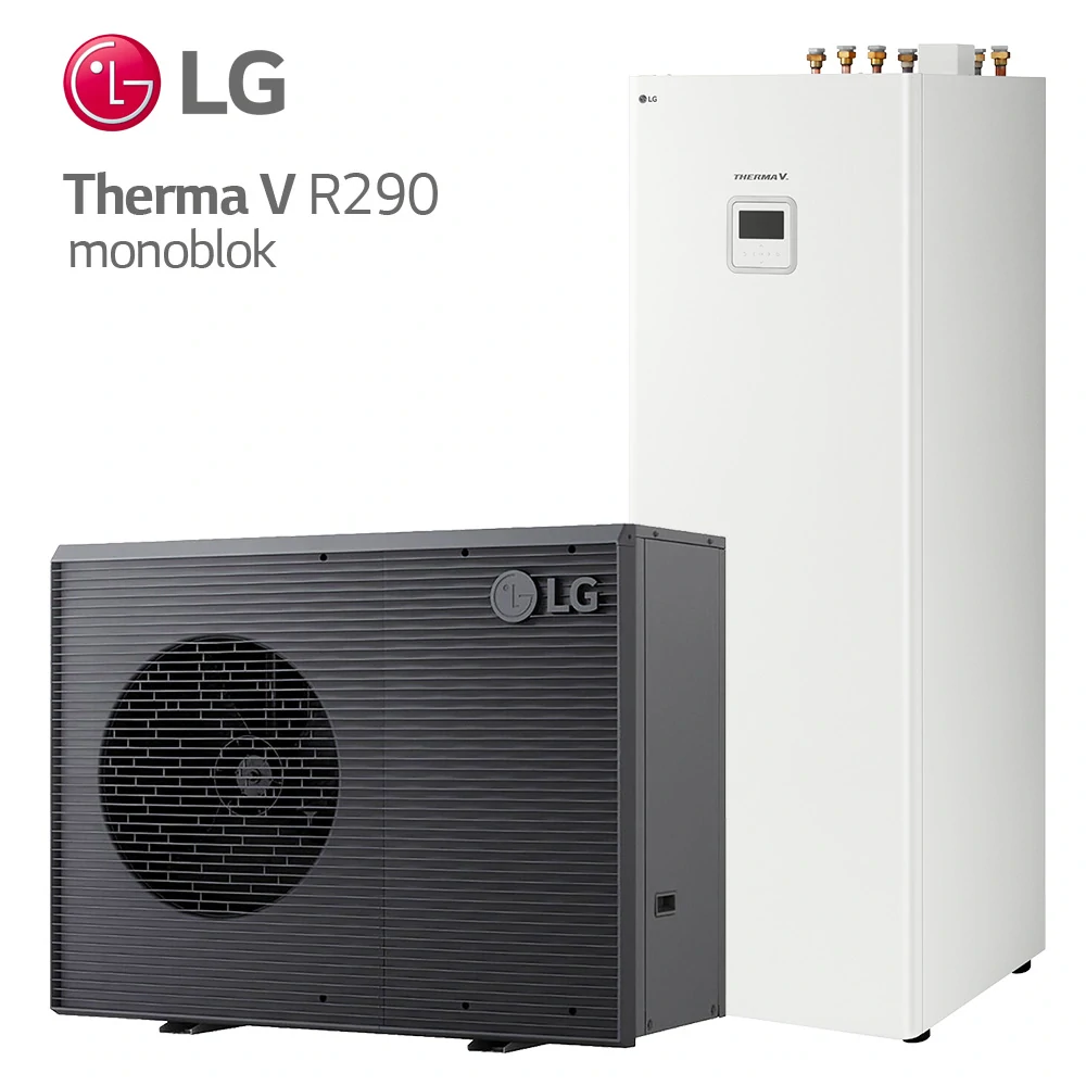 LG Therma V R290 monoblok 7kW 1f HM071HF + HN1616HY s TUV 200L