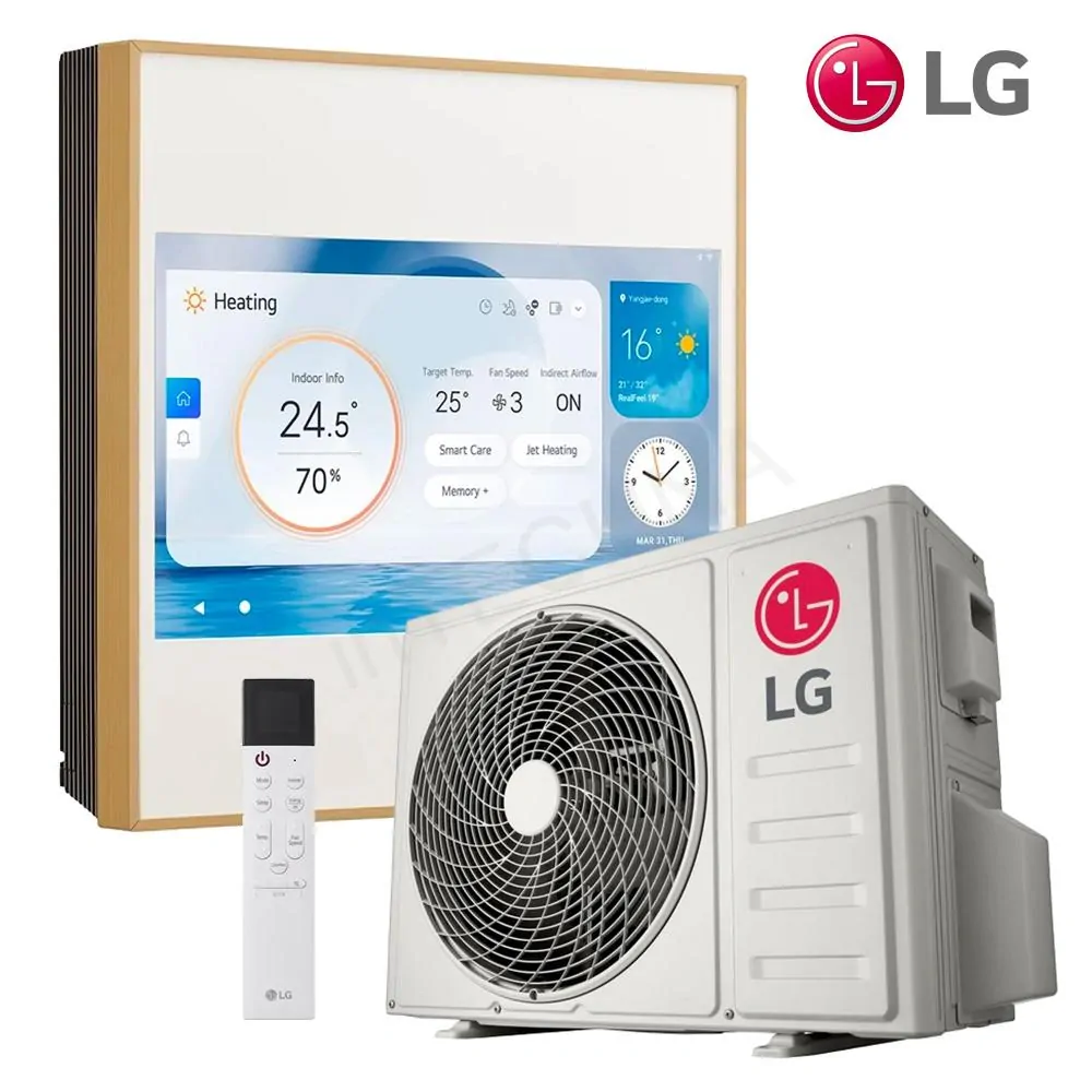 LG A09GA2 2,5kW Artcool Gallery Premium LCD display