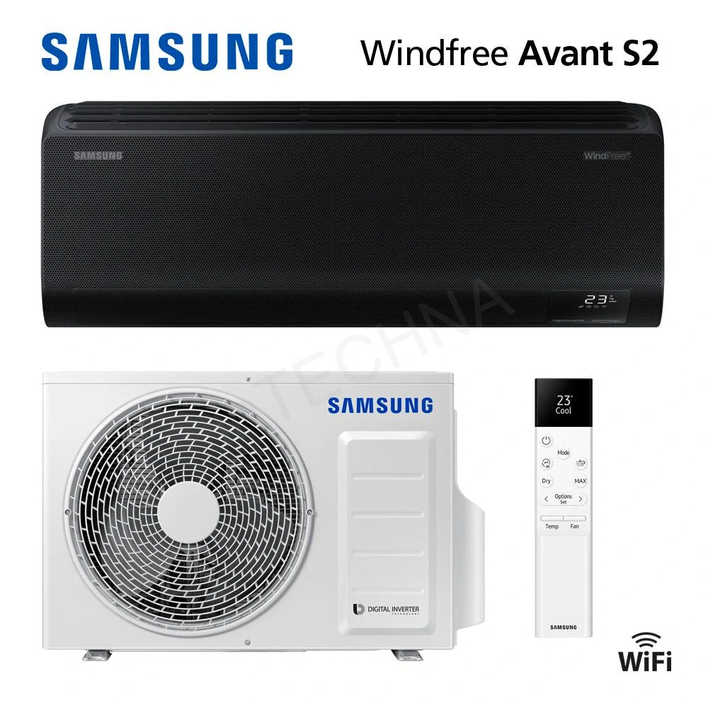 SAMSUNG Wind-Free Avant S2 Black 2kW - novinka 2025