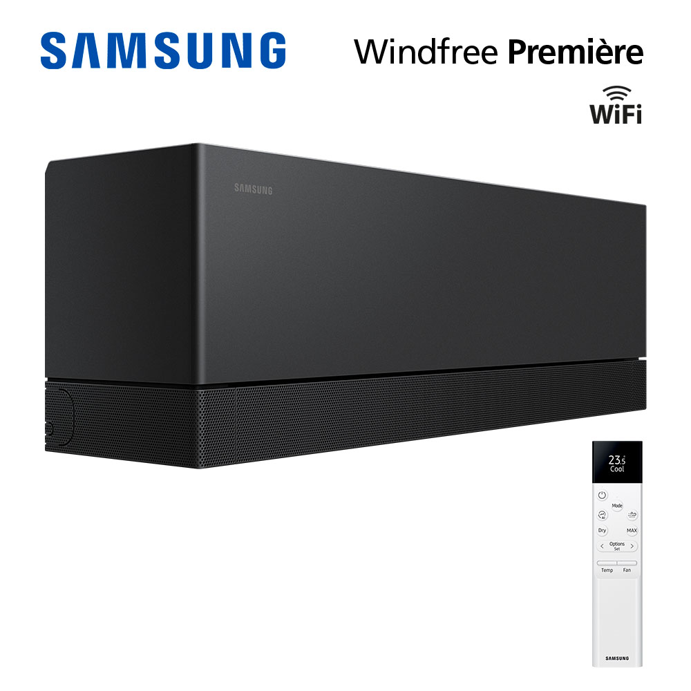 Samsung WindFree Premiere Black 2,5kW - vnitřní jednotka