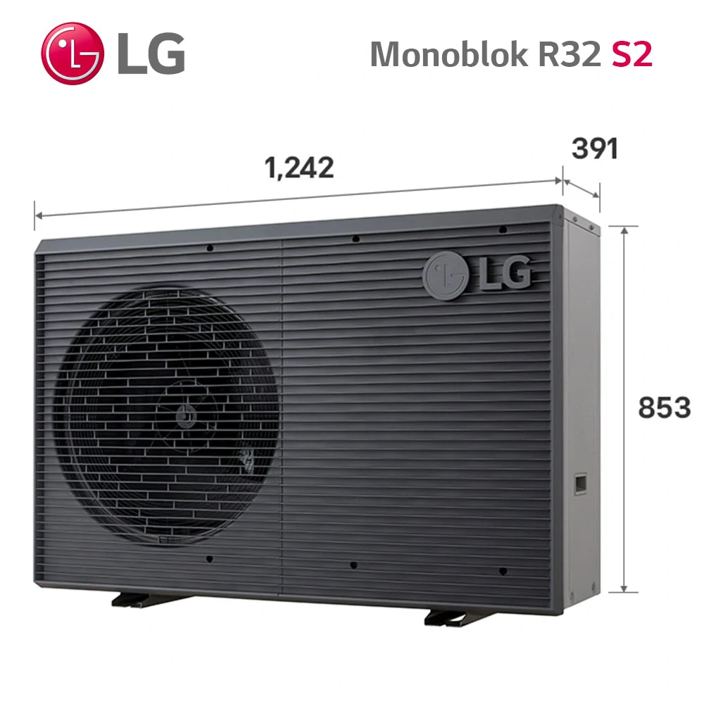 LG Therma V HM051MRS 5,5kW Monoblok S2