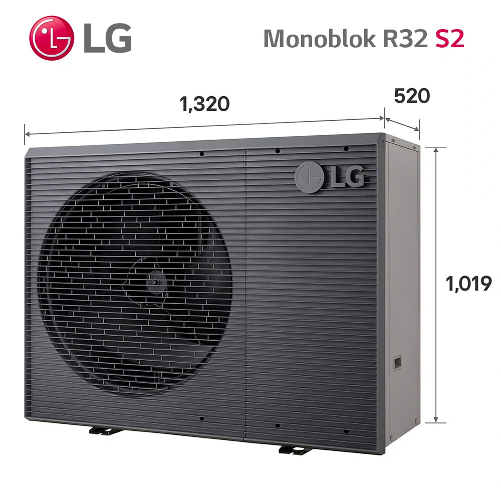 LG Therma V HM163MRS 16kW Monoblok S2