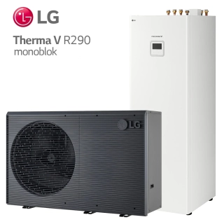 LG Therma V R290 monoblok 12kW 3f HM123HF + HN1639HY s TUV 200L