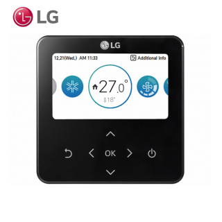 LG PREMTBB11 dotykový drátový ovladač klimatizace černý